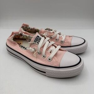 Converse Shoreline Shoes Womens‎ Size 7 Pink Lemonade Low Top Sneakers A07564F